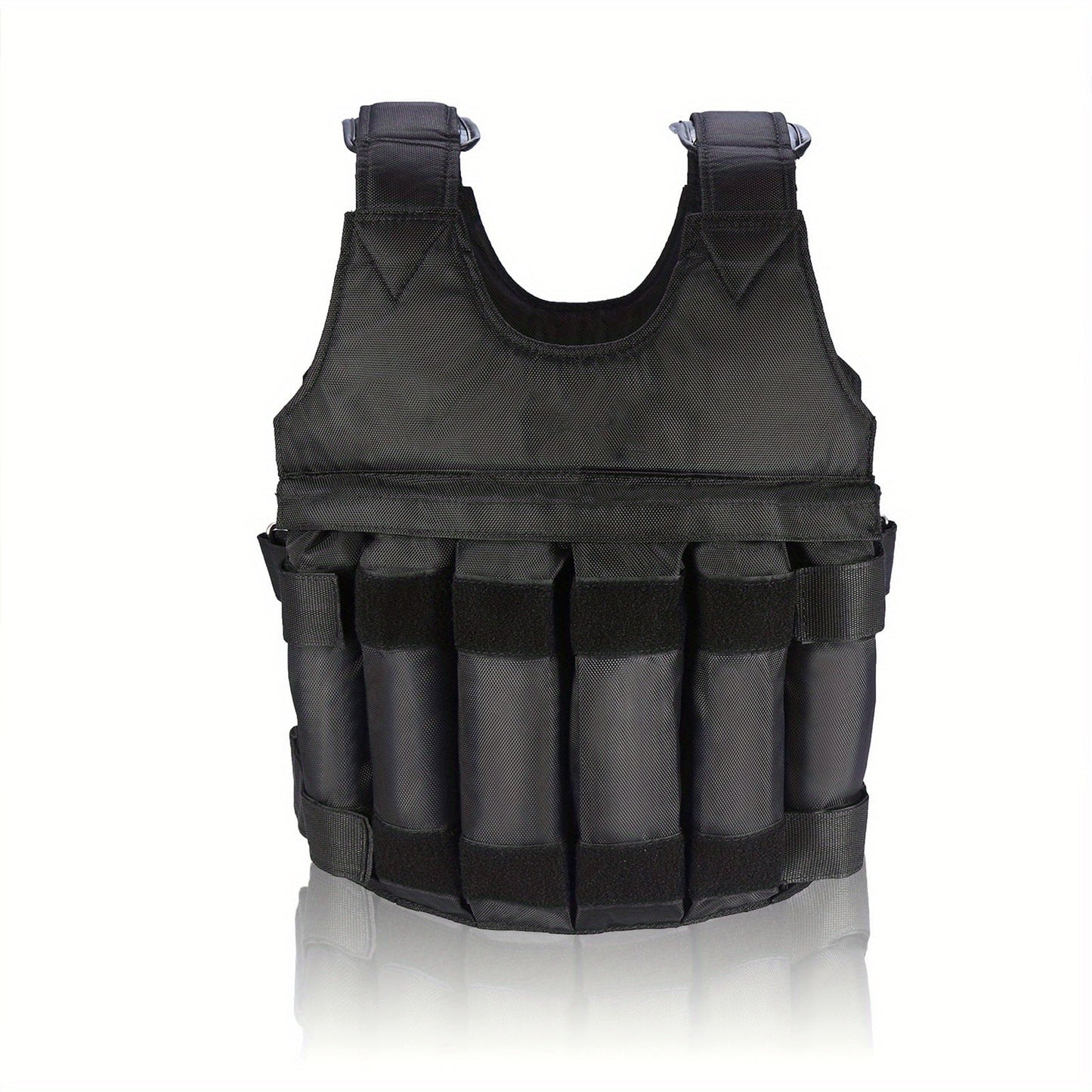 Gilet lesté ajustable – Jusqu’à 50 kg pour le fitness et l’entraînement musculaire