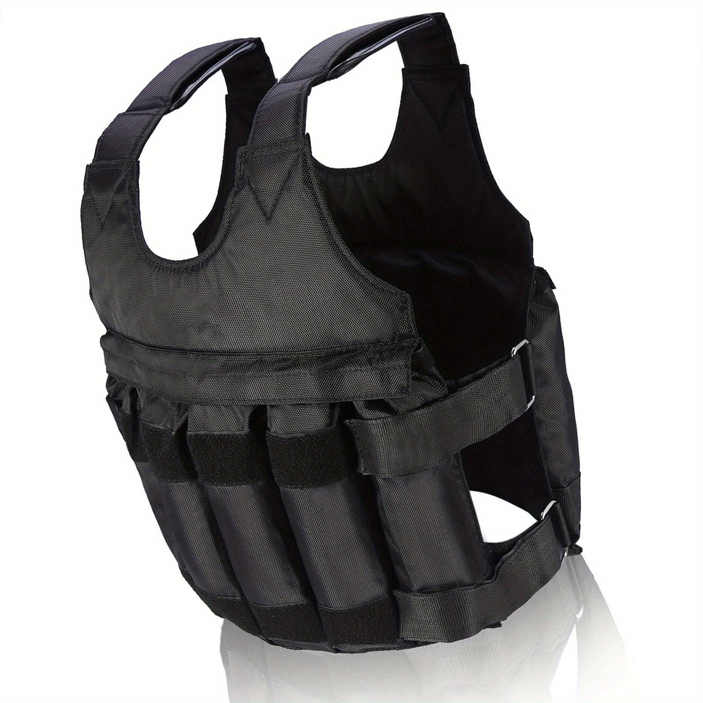 Gilet lesté ajustable – Jusqu’à 50 kg pour le fitness et l’entraînement musculaire